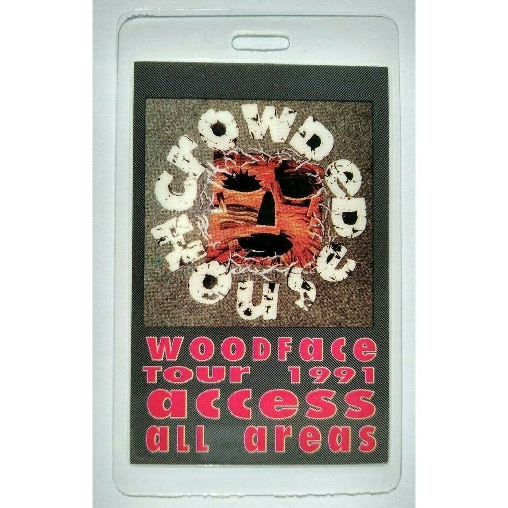 Crowded House Woodface Backstage Pass Original 1991 Concert Tour Split Enz